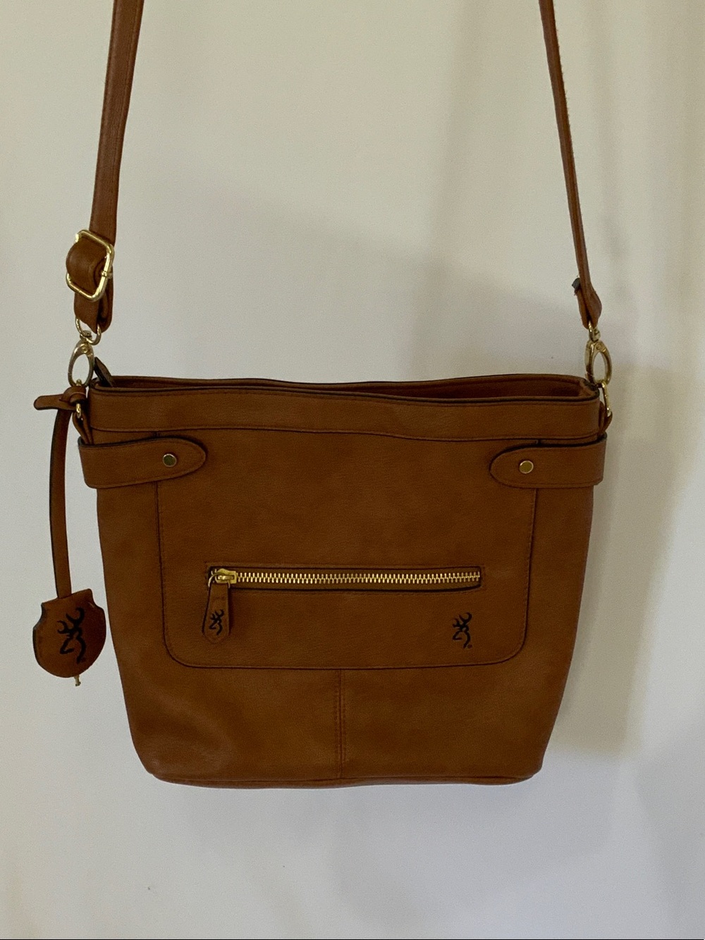 Brown Women’s Crossbody Bag - Classic Leather Look